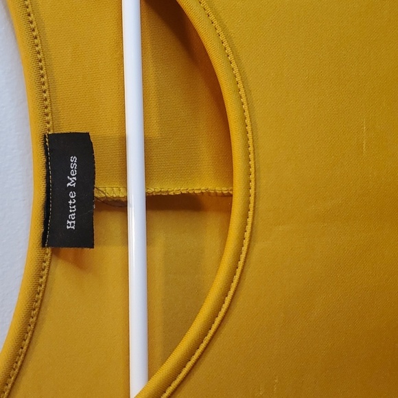 Haute Mess Gwaine Lancelot Top Tee Shirt Yellow Face Boujee Art Design Fashion A - Picture 3 of 8